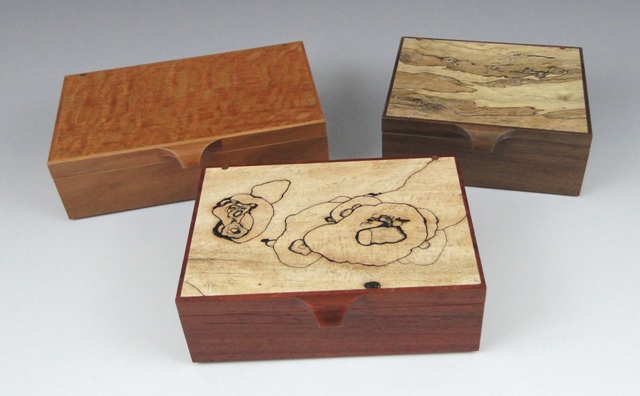 little wooden boxes